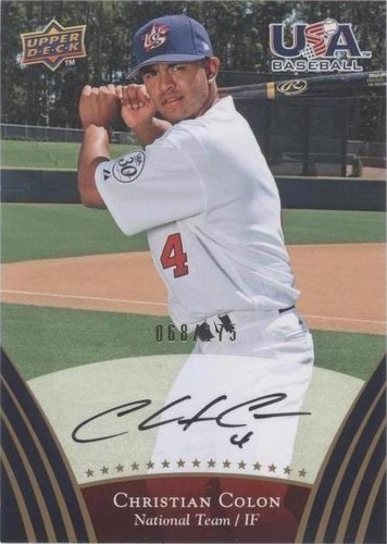 2008 Upper Deck USA Baseball Teams - Christian Colon #61