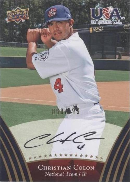 2008 Upper Deck USA Baseball Teams - Christian Colon #61