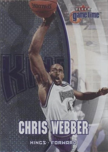 2000-01 Fleer Game Time - Chris Webber #24