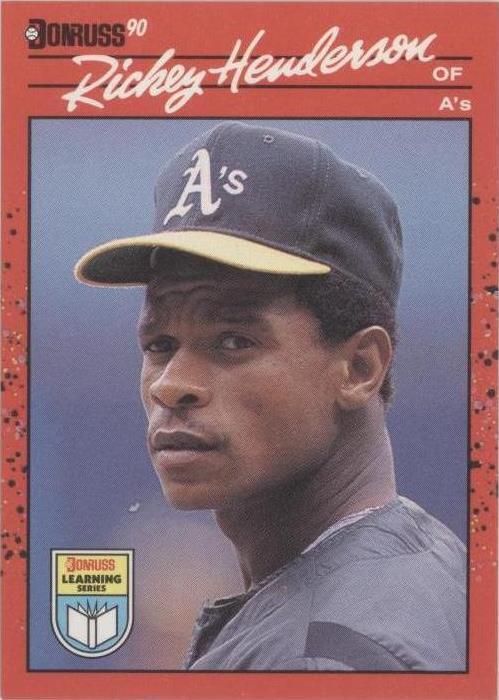 Donruss - Rickey Henderson #7 1990