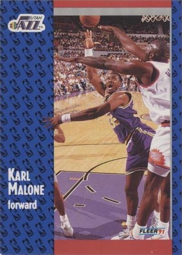 1991-92 Fleer - Karl Malone #201
