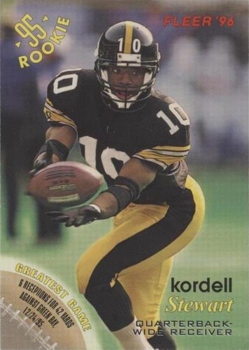1996 Fleer Shell FACT Kordell Stewart #58