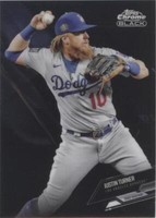 2021 Topps Chrome Black - Justin Turner #48