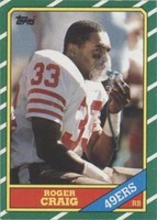 Roger Craig Football Trading Cards