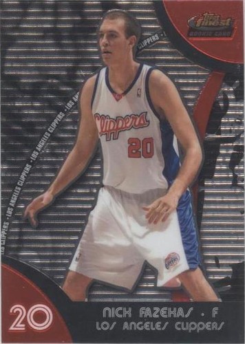 2007-08 Topps Finest - Nick Fazekas #58