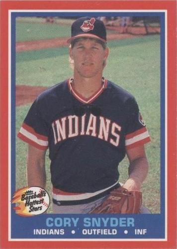 1987 Fleer Baseball's Hottest Stars - Cory Snyder #39