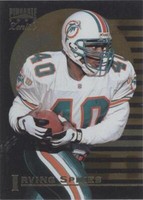 1997 Pinnacle Zenith Irving Spikes #90