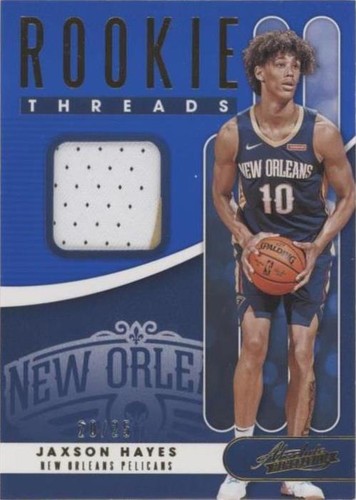 2019-20 Panini Absolute Memorabilia - Jaxson Hayes #RT-JXH