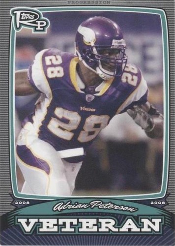 2008 Topps Rookie Progression Adrian Peterson #PV-AP