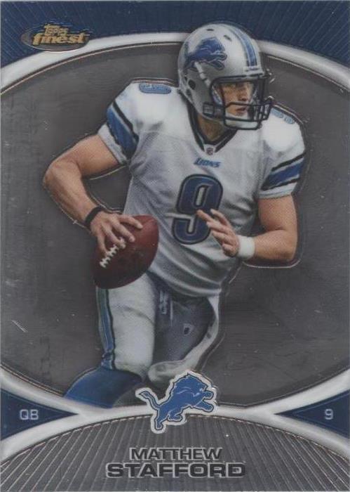 Topps Finest Matthew Stafford #92 2010