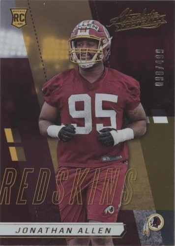 2017 Panini Absolute Jonathan Allen #190
