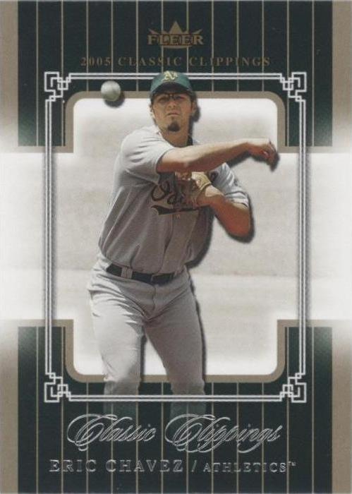 2005 Fleer Classic Clippings - Eric Chavez #50