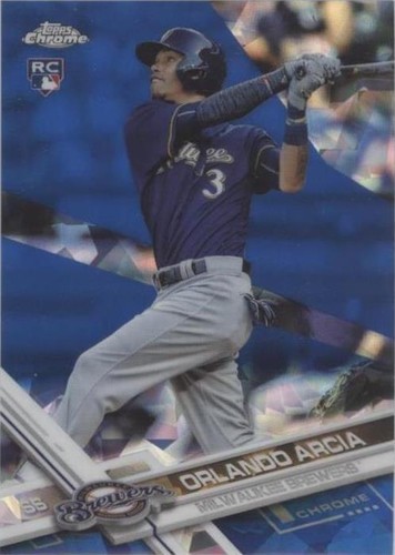 2017 Topps Chrome Sapphire Edition - Orlando Arcia #255