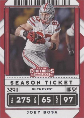 2020 Panini Contenders Draft Picks Joey Bosa #51