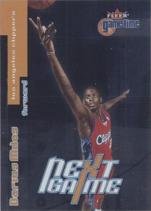 2000-01 Fleer 游戏时间 - Darius Miles #105