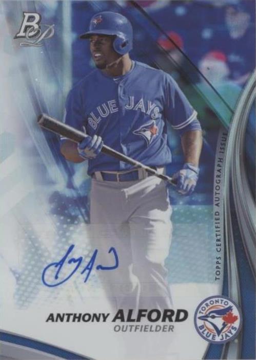 2017 Bowman Platinum - Anthony Alford #TPA-AA