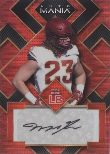 2022 Wild Card Auto Mania Mike Rose #AM-SQ29