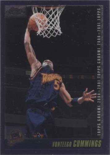 2000-01 Topps Chrome - Vonteego Cummings #81