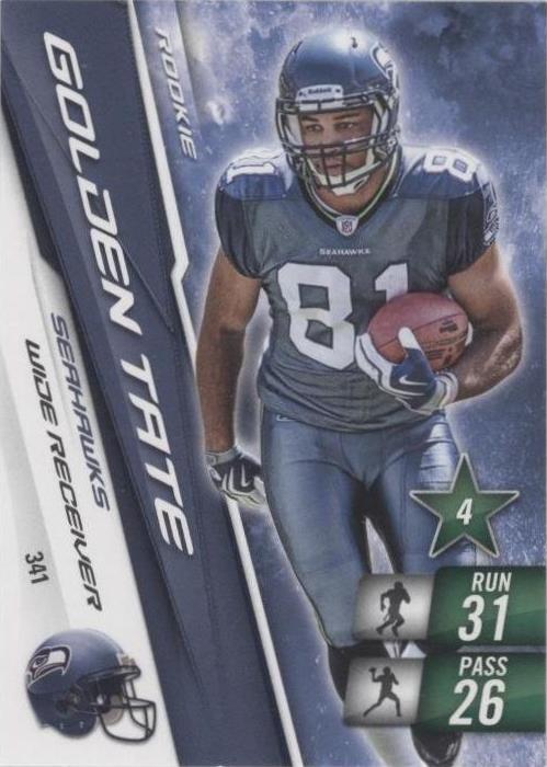 2010 Adrenalyn XL Golden Tate #341