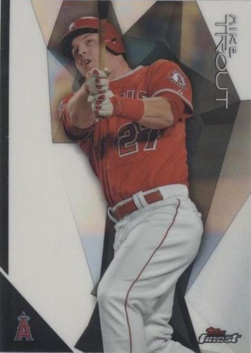2015 Topps Finest - Mike Trout #68