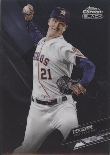 2021 Topps Chrome Black #74 Zack Greinke | eBay