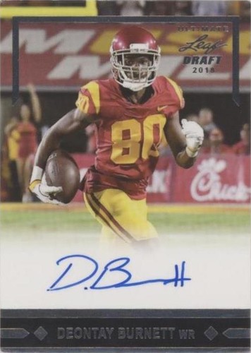 2018 Leaf Ultimate Draft Deontay Burnett #GLR-DB1