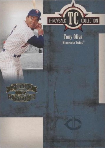 2005 Donruss Throwback Threads - Tony Oliva #TC-6