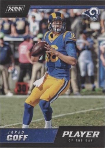 2018 Panini Player of the Day Jared Goff #20