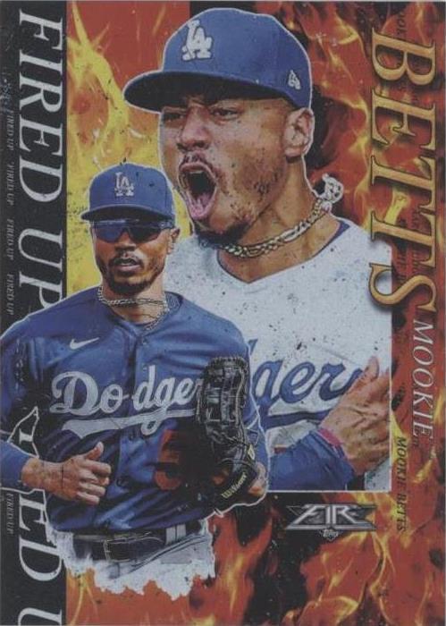 2021 Topps Fire - Mookie Betts #FIU-5