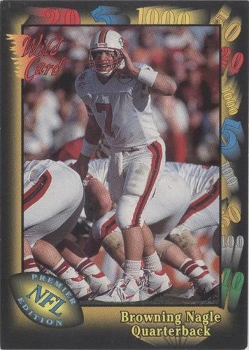 1991 Wild Card Browning Nagle #44