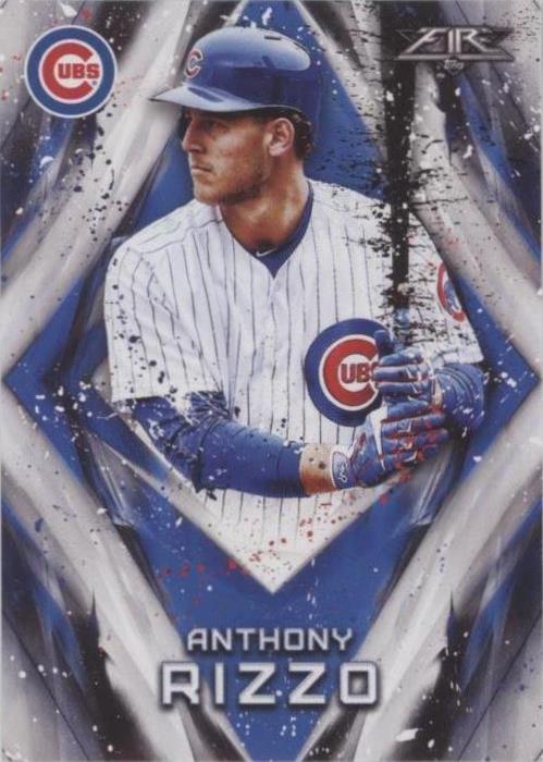 2017 Topps Fire - Anthony Rizzo #124