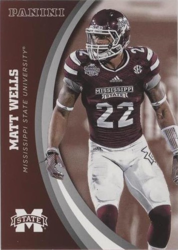 2016 Panini Mississippi State Bulldogs Matt Wells #25