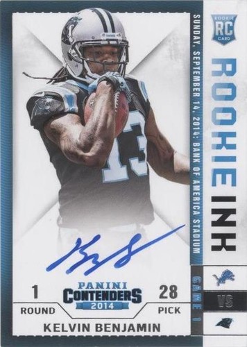 2014 Panini Contenders Kelvin Benjamin #RRI-KB