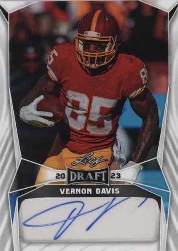 2023 Leaf Draft Vernon Davis #BA-VD1