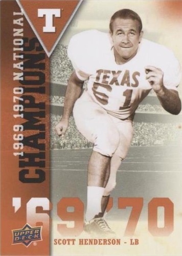 2011 Upper Deck University of Texas Scott Henderson #NC-SH