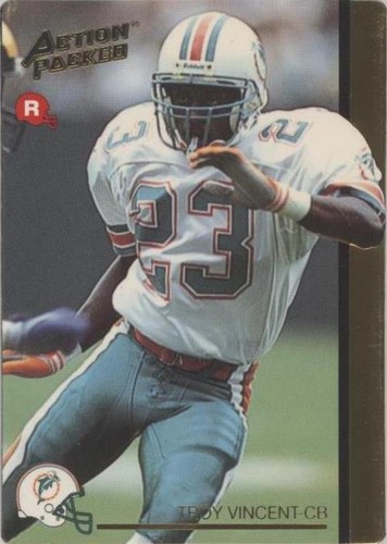 1992 Action Packed Rookie Update Troy Vincent #43