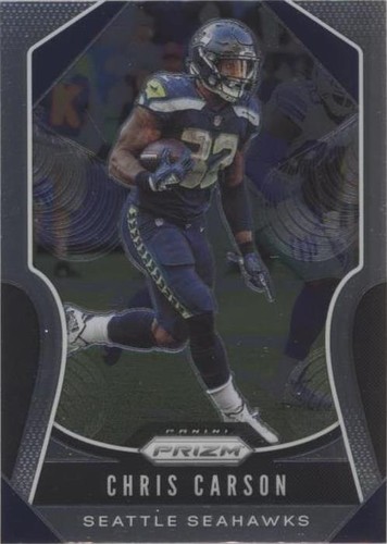 2019 Panini Prizm Gold Lazer Prizm #259 Chris Carson