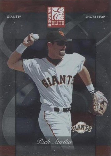 2002 Donruss Elite - Rich Aurilia #77