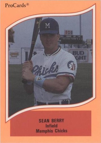 1990 ProCards A & AA Minor League Stars - Sean Berry #49