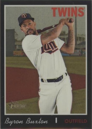 2019 Topps Heritage High Number - Byron Buxton #THC-539