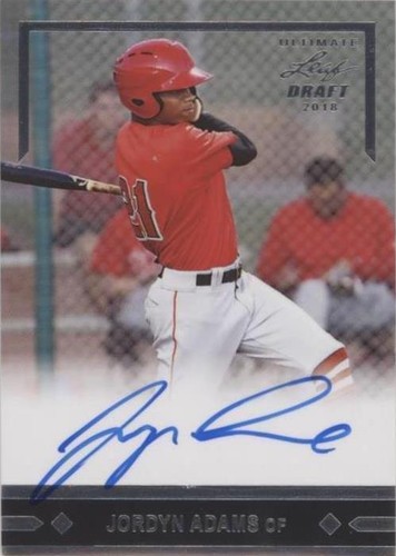 2018 Leaf Ultimate Draft - Jordyn Adams #GLR-JA2