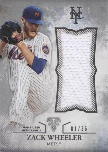 2015 Topps Triple Threads - Zack Wheeler #UJR-ZW