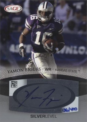 2007 SAGE Autographed Football Yamon Figurs #A17