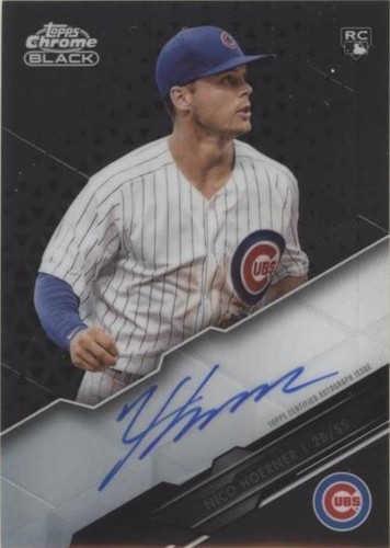2020 Topps Chrome Black - Nico Hoerner #CBA-NH