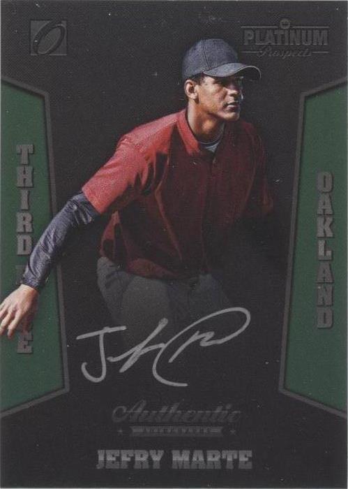 2013 Onyx Platinum Prospects - Jefry Marte #PPAU18
