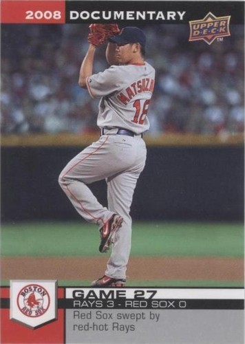 2008 Upper Deck Documentary - Daisuke Matsuzaka #647