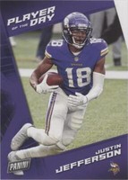 2021 Panini Player of the Day Justin Jefferson #29