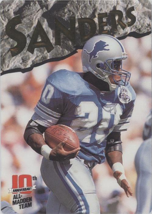 1993 Action Packed All-Madden Team Barry Sanders #32