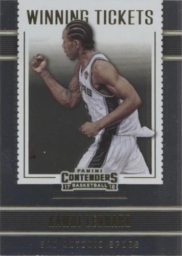 2017-18 Panini Select Silver Prizm Holo Refractor Kawhi Leonard 36