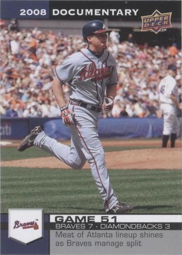2008 Upper Deck Documentary - Chipper Jones #1521